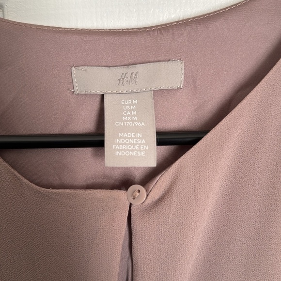 H&M Dusty Muave Dress-Size Medium - Picture 3 of 3